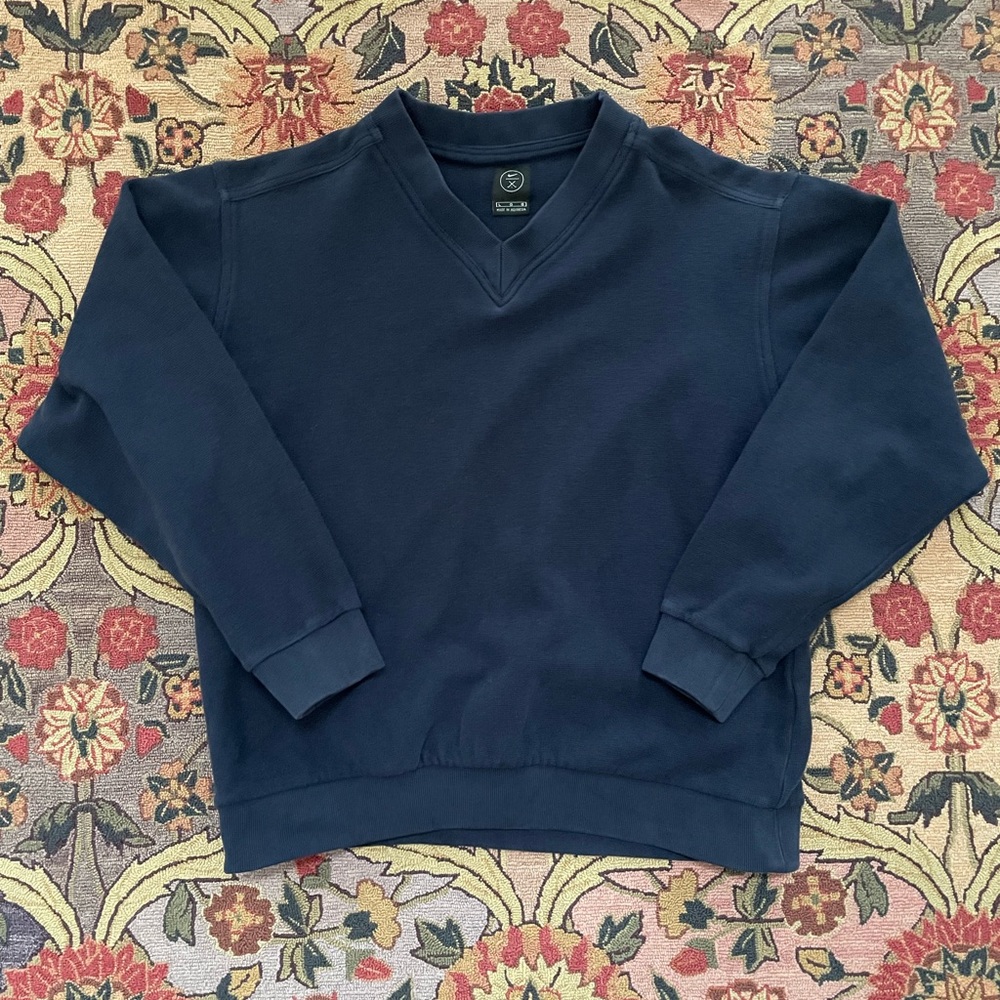 Nike Golf V-neck Pullover Men’s L Navy